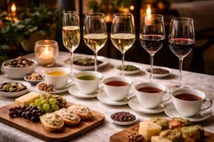 Jantar Harmonizado com Chás e Vinhos  – Le Jardin Bistrot inova na experiência