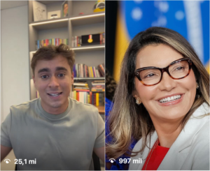 Vídeo de Nikolas Ferreira segue em alta nas redes