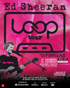 Ed Sheeran anuncia show extra após alta procura por ingressos em São Paulo