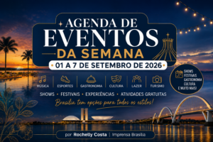 Brasília entra no feriadão com Deive Leonardo, Maurício Manieri, choro, corridas, gastronomia e programação gratuita