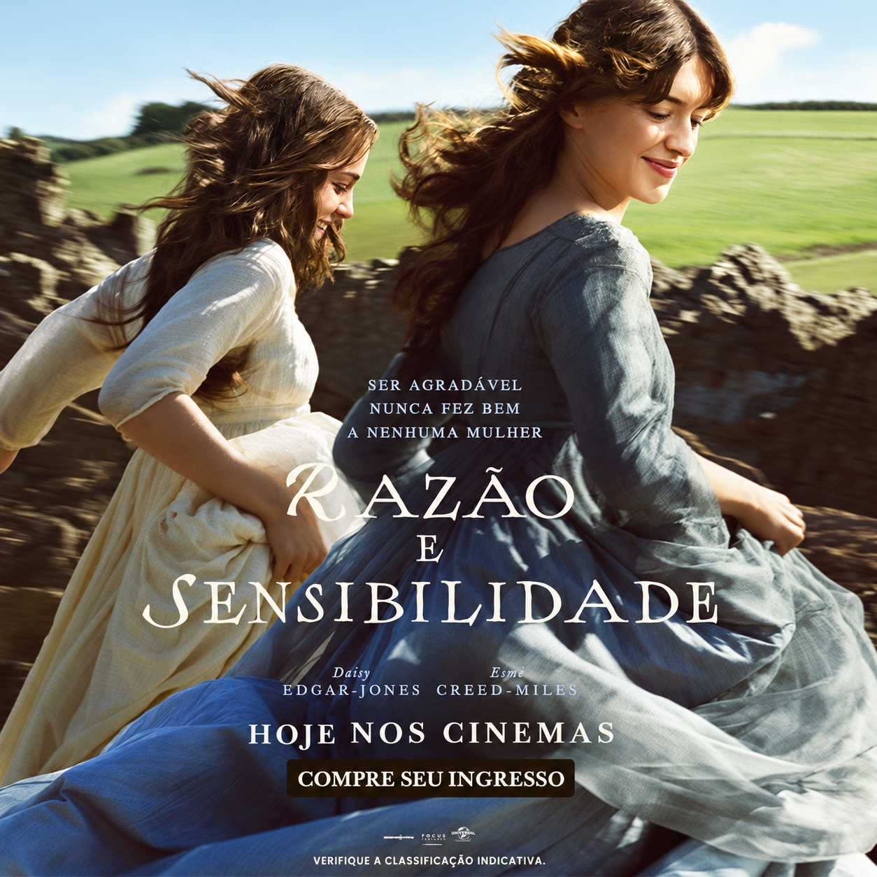 Razão e Sensibilidade - Hoje nos Cinemas
