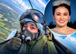 De comissária de bordo a piloto de caça: rainha da Tailândia surpreende ao voar sozinha em aeronave supersônica